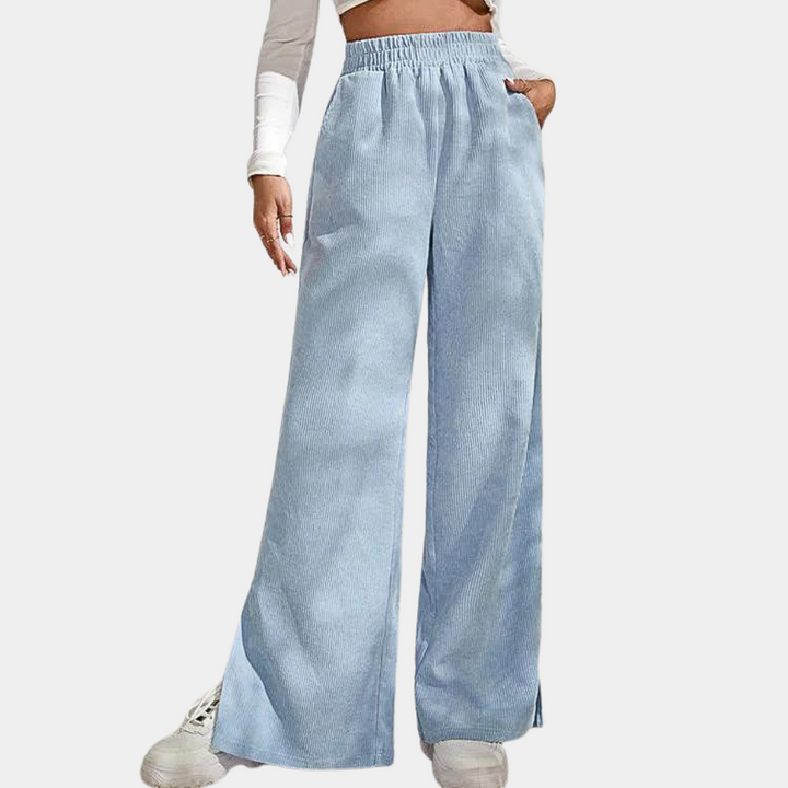 Daria - Pantalon en velours côtelé élégamment confortable pour femmes