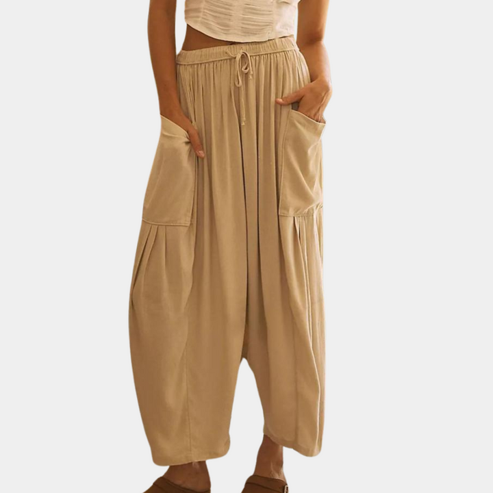 Pantalón de corte casual para mujer, elegante y cómodo