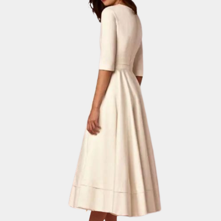 Vestido chic para mujer con un favorecedor escote en V