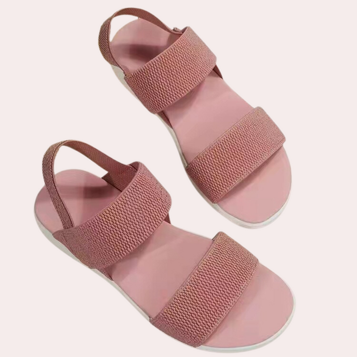 Elegant flat-sole sandals for women