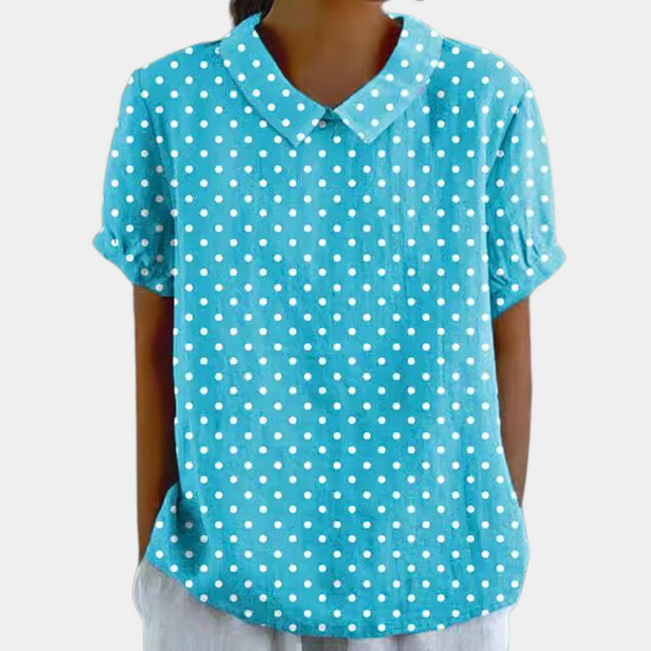 Vibrant and elegant women's blouse for a casual look