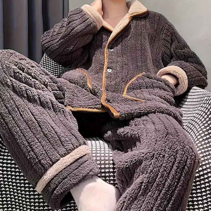 Dawson - Pyjama de luxe à manches longues pour un confort délicieux pour les hommes
