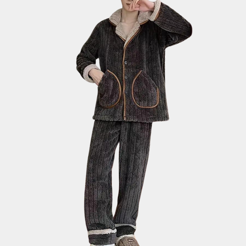 Dawson - Pyjama de luxe à manches longues pour un confort délicieux pour les hommes
