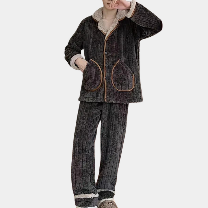 Dawson - Pyjama de luxe à manches longues pour un confort délicieux pour les hommes