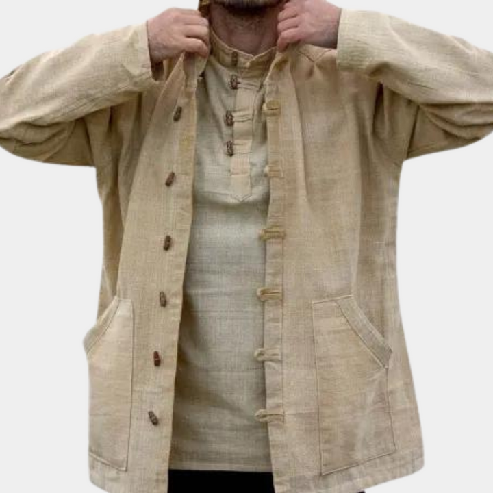 Codrut - Giacca con cappuccio alla moda da uomo