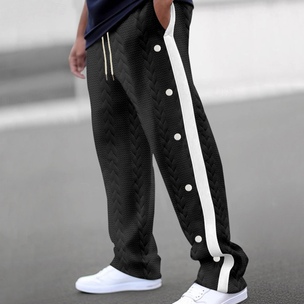 Christos - Pantalon pour homme confortable et élégant avec une ceinture souple