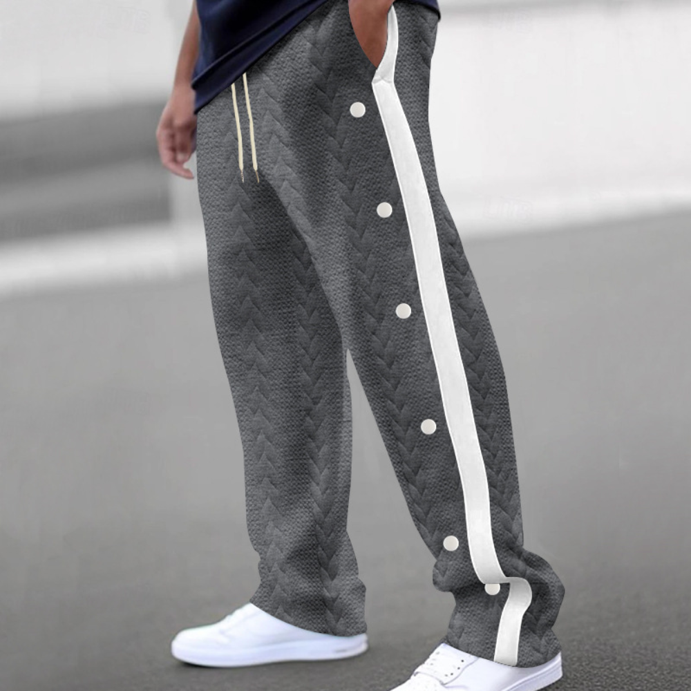 Christos - Pantalon pour homme confortable et élégant avec une ceinture souple