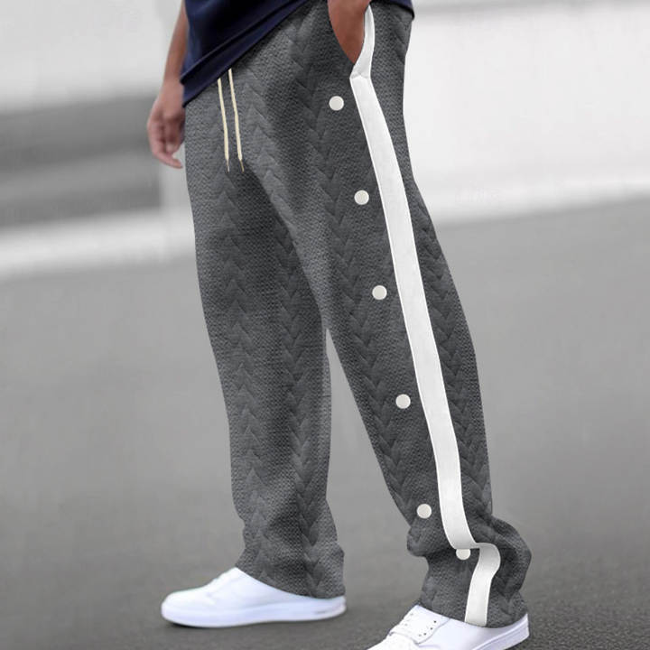 Christos - Pantalon pour homme confortable et élégant avec une ceinture souple