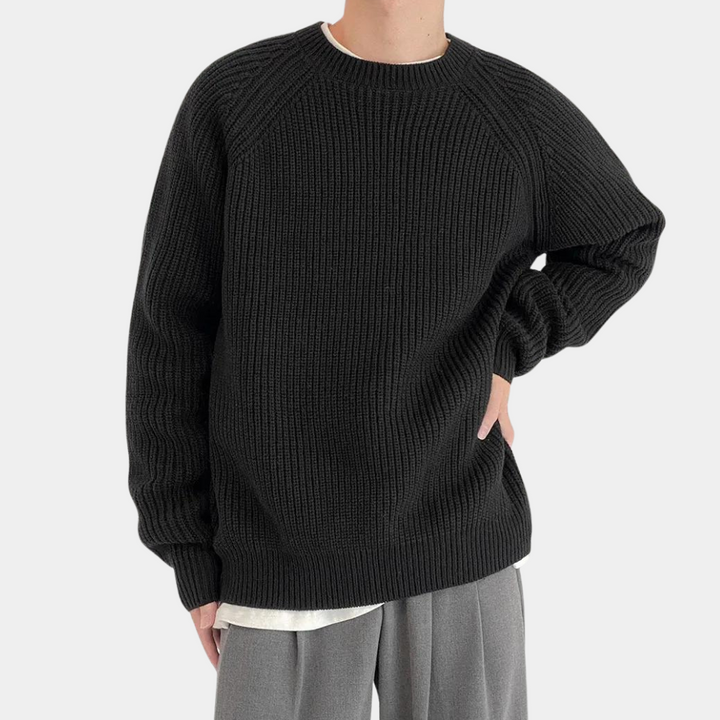 Audrick - Pull en tricot à manches longues élégant et confortable pour hommes