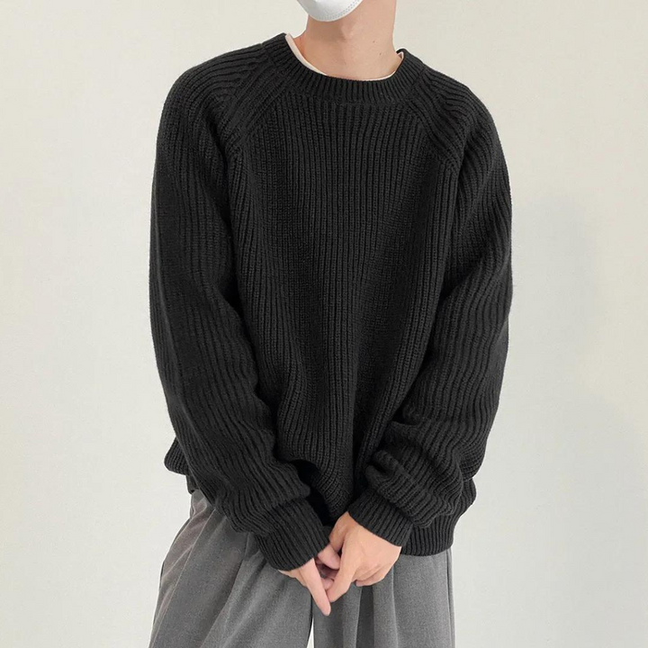Audrick - Pull en tricot à manches longues élégant et confortable pour hommes
