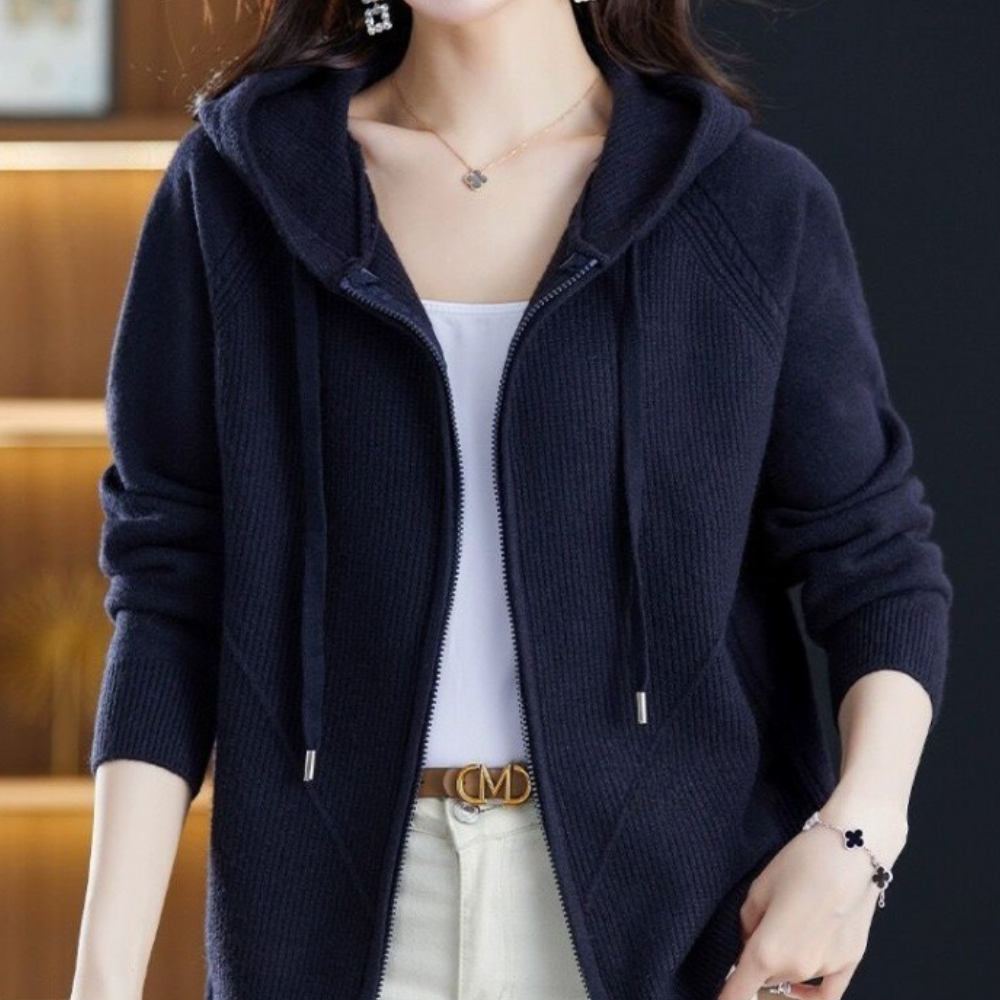 Danika - Cardigan con cappuccio da donna per un comfort totale
