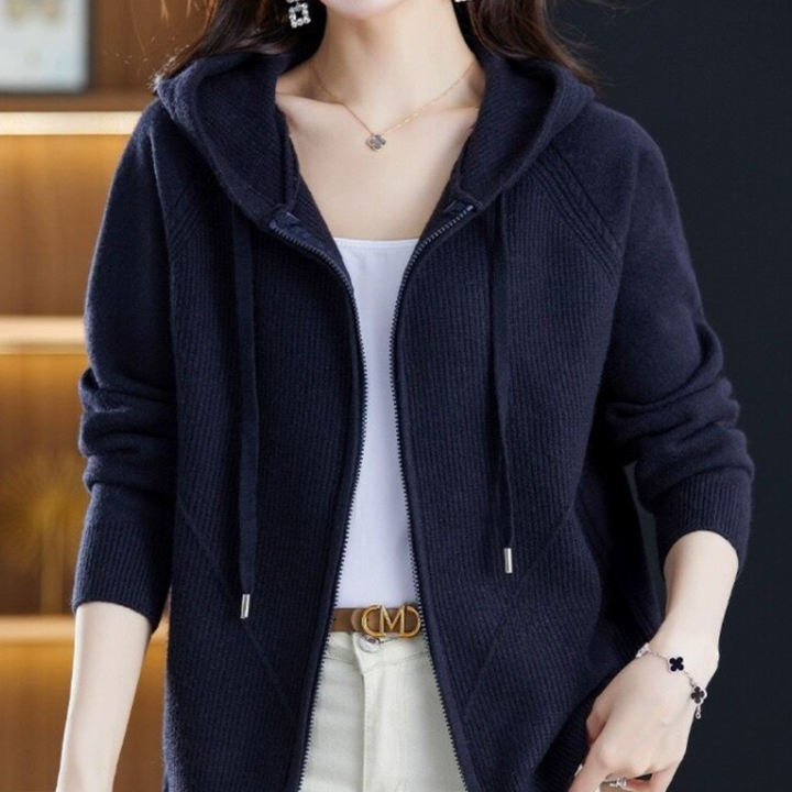 Danika - Cardigan con cappuccio da donna per un comfort totale