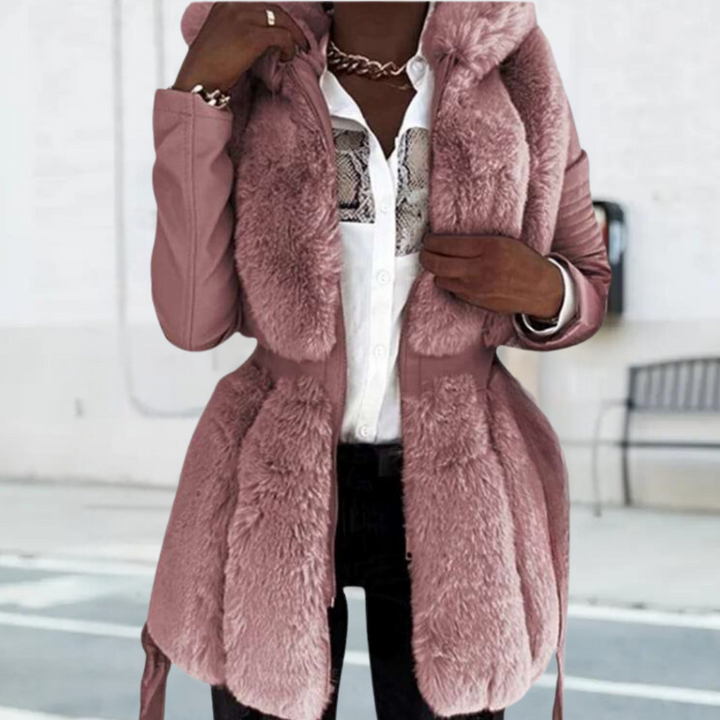 Alissa - Giacca di lusso da donna con cappuccio elegante