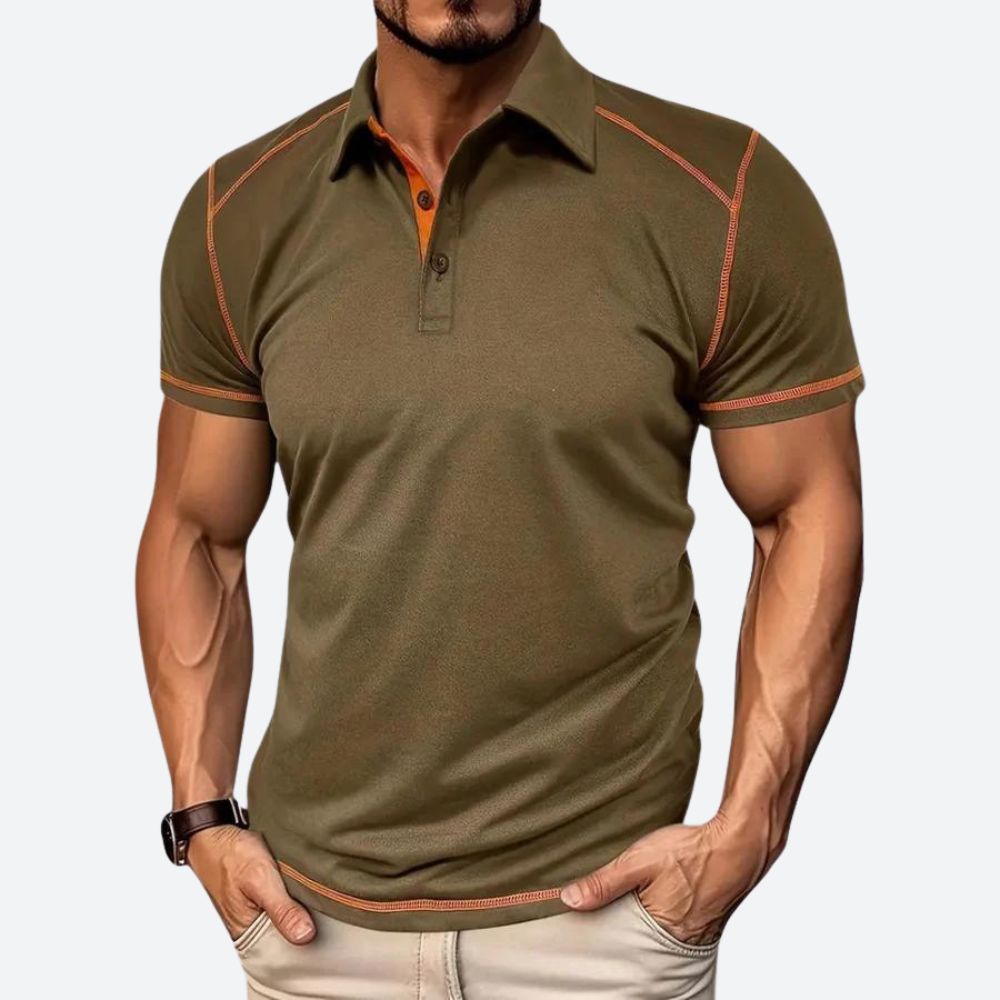 Polo casual stilizzata da uomo - Clark