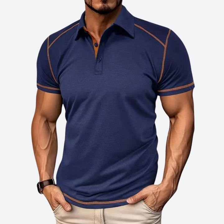 Polo casual stilizzata da uomo - Clark