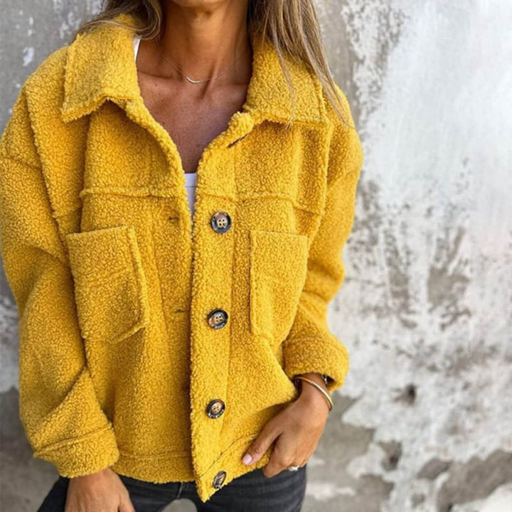 Veste en coton pour femme pour l'automne, veste de tous les jours confortable pour les jours plus frais