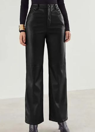Pantalones de cuero para mujer para un look elegante