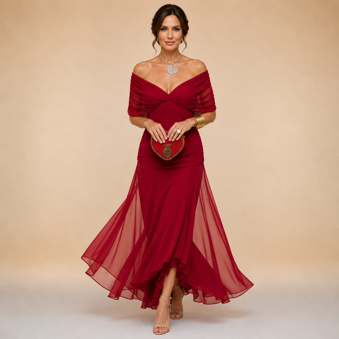 Robe maxi femme élégante en coton fluide robe de soirée été mariage invitée femme