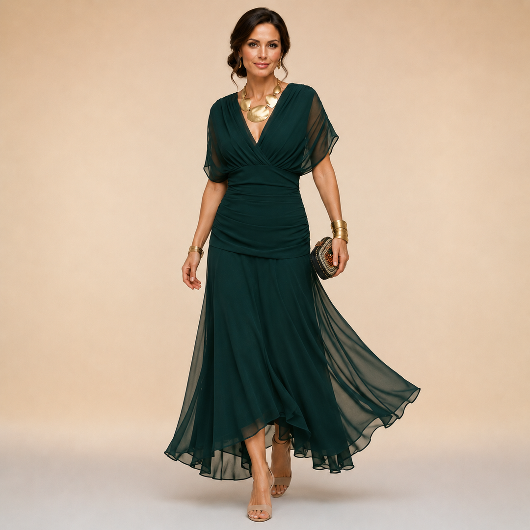Robe maxi femme élégante en coton fluide robe de soirée été mariage invitée femme
