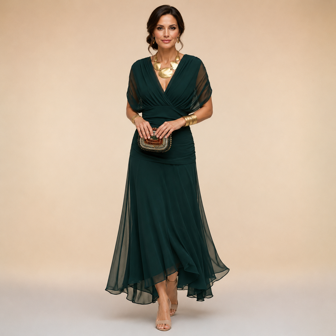Robe maxi femme élégante en coton fluide robe de soirée été mariage invitée femme