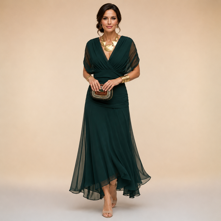 Robe maxi femme élégante en coton fluide robe de soirée été mariage invitée femme