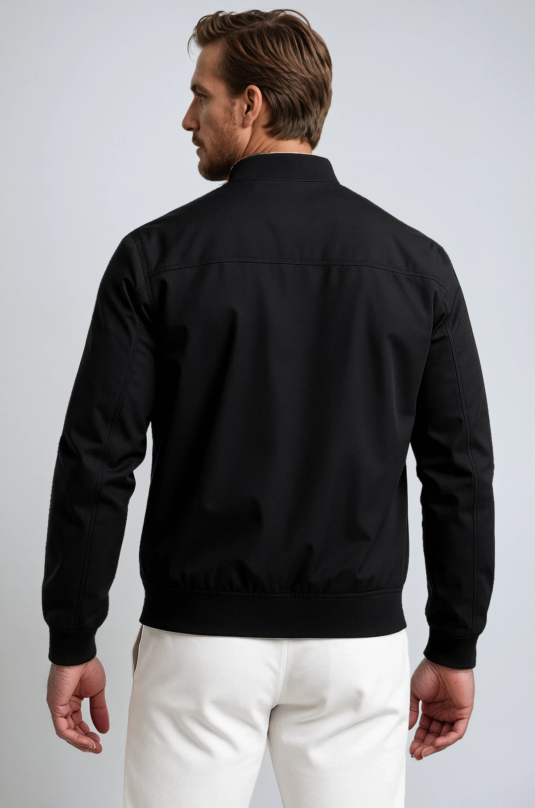Blouson bomber homme pour l’automne, veste de mi-saison pour les journées fraîches, idéale pour les tenues du quotidien