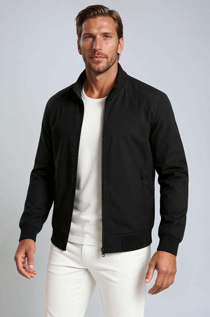 Blouson bomber homme pour l’automne, veste de mi-saison pour les journées fraîches, idéale pour les tenues du quotidien