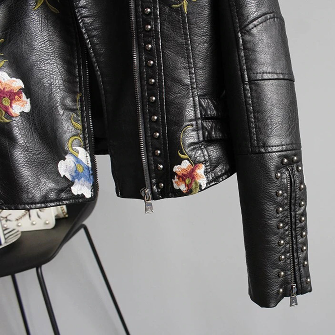 ALISON - Women's floral print jacket for a refreshing look