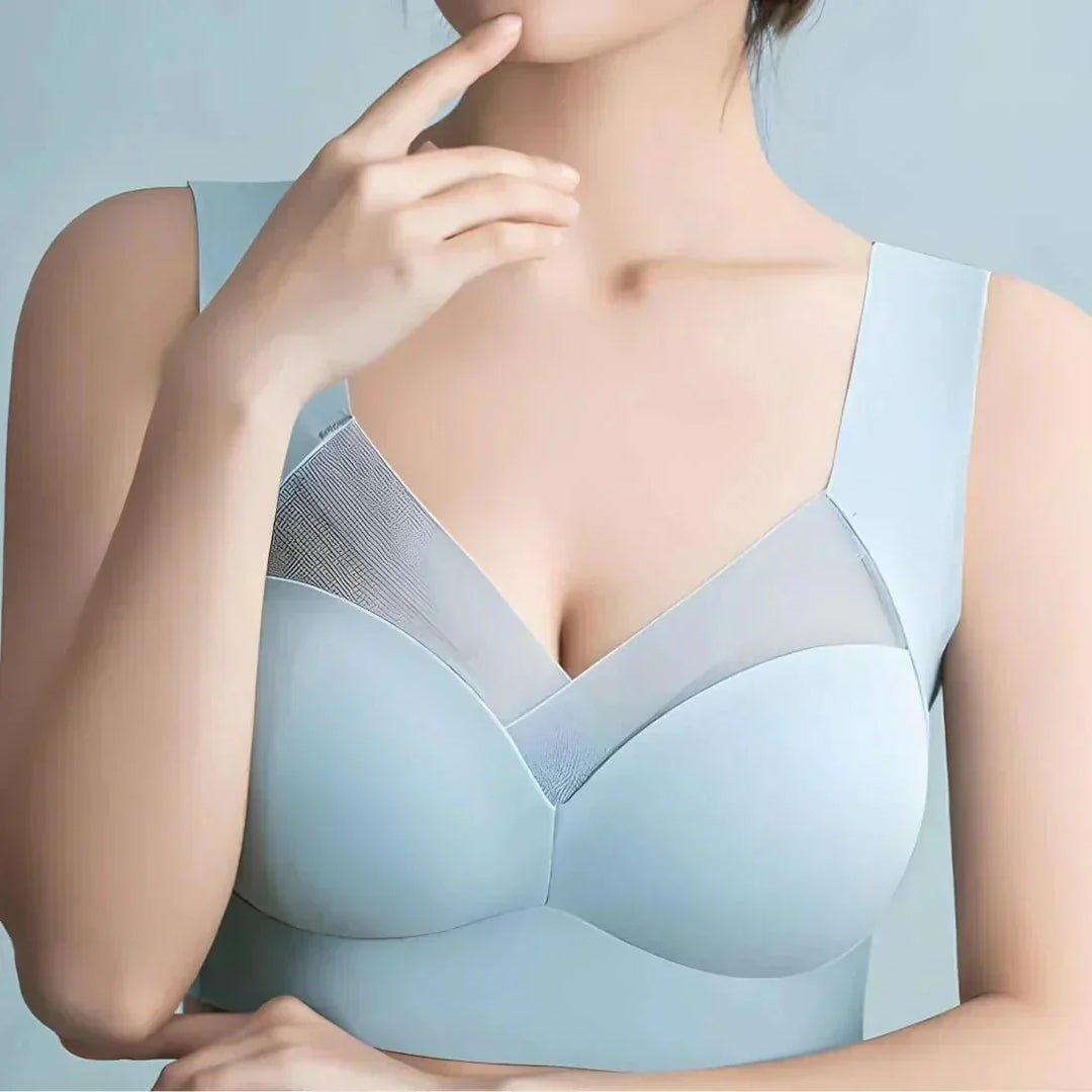 Soutien-gorge sans coutures femme confort absolu en nylon pour l'automne sans bretelles