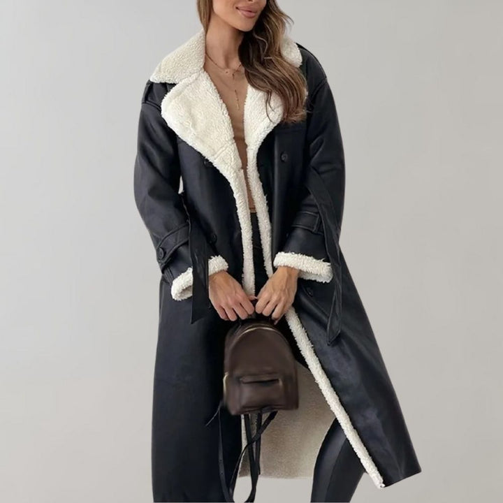 Long Elegant Winter Coat for Women by Cornelis