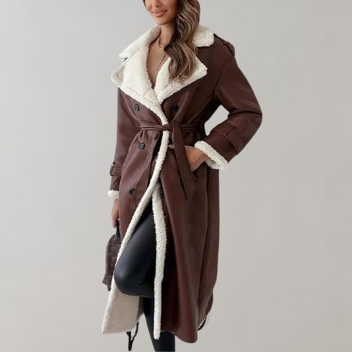 Long Elegant Winter Coat for Women by Cornelis