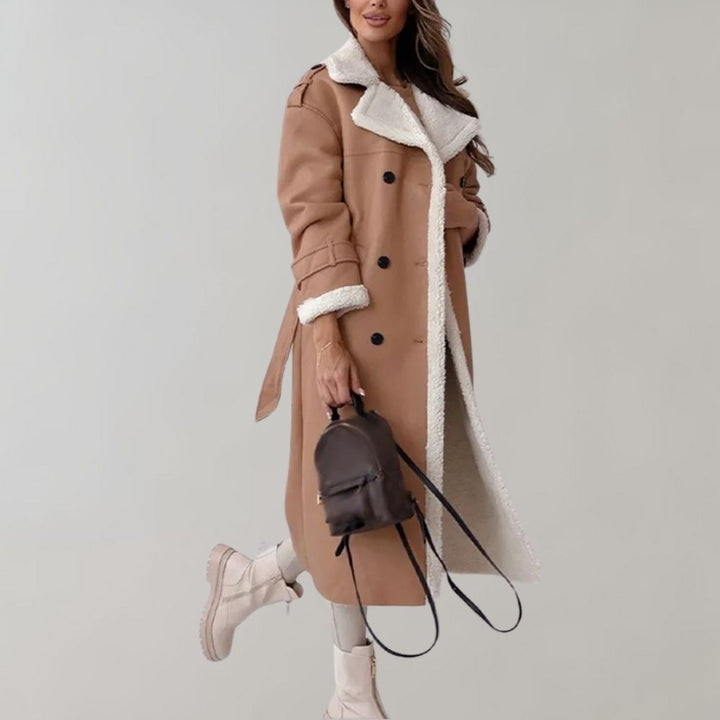 Long Elegant Winter Coat for Women by Cornelis