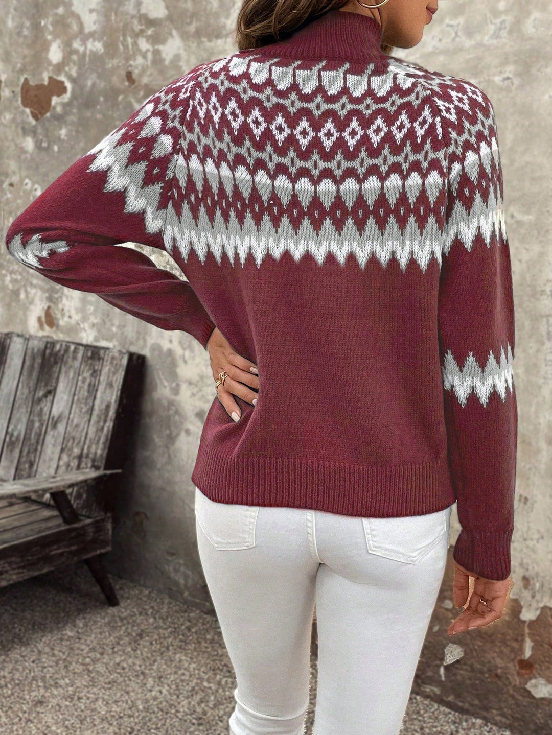 Pull à col roulé femme en maille pour l’automne coupe classique douce et respirante