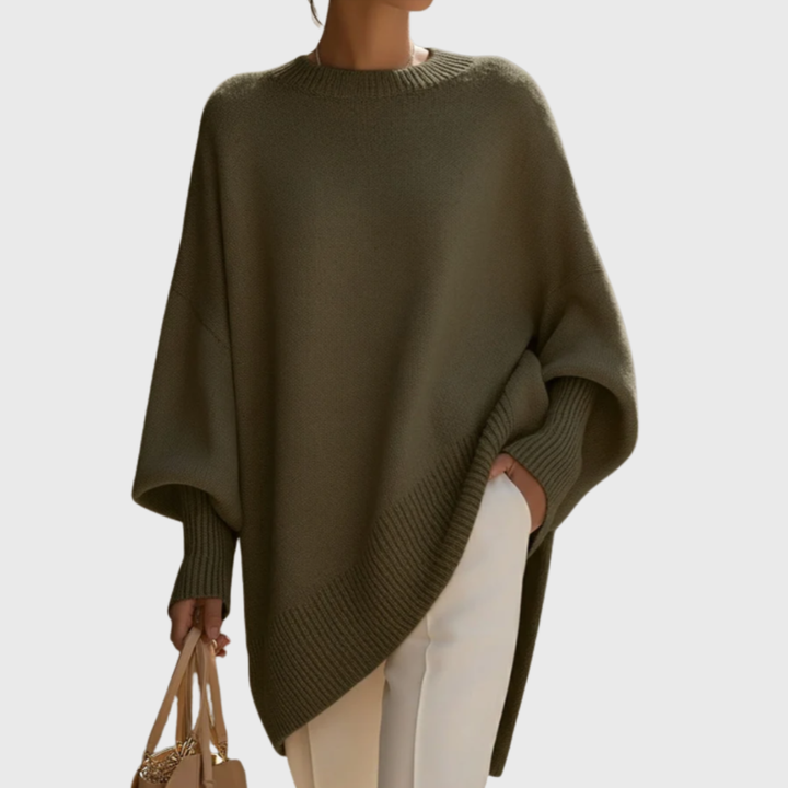 Pull femme en maille élégant pour l'automne, coupe classique pour les jours plus frais