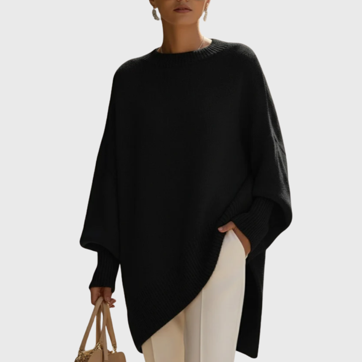 Pull femme en maille élégant pour l'automne, coupe classique pour les jours plus frais