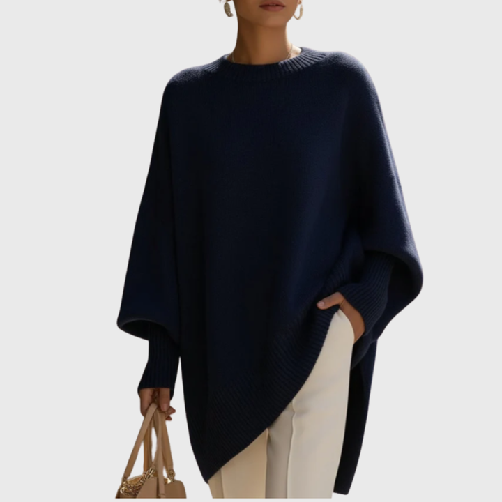 Pull femme en maille élégant pour l'automne, coupe classique pour les jours plus frais