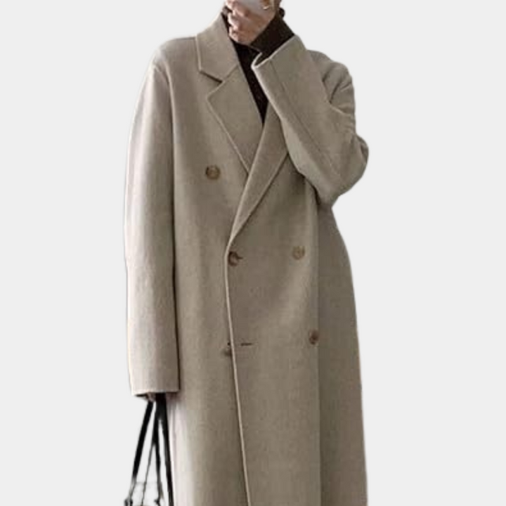 Long and elegant winter coat for women - warm and stylish
