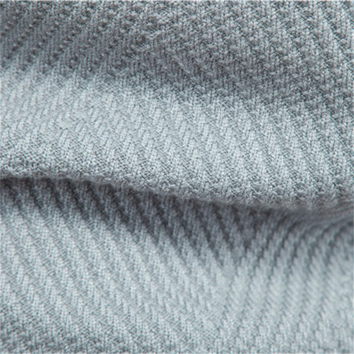 Pull homme rayé en coton à col rond pour l’automne