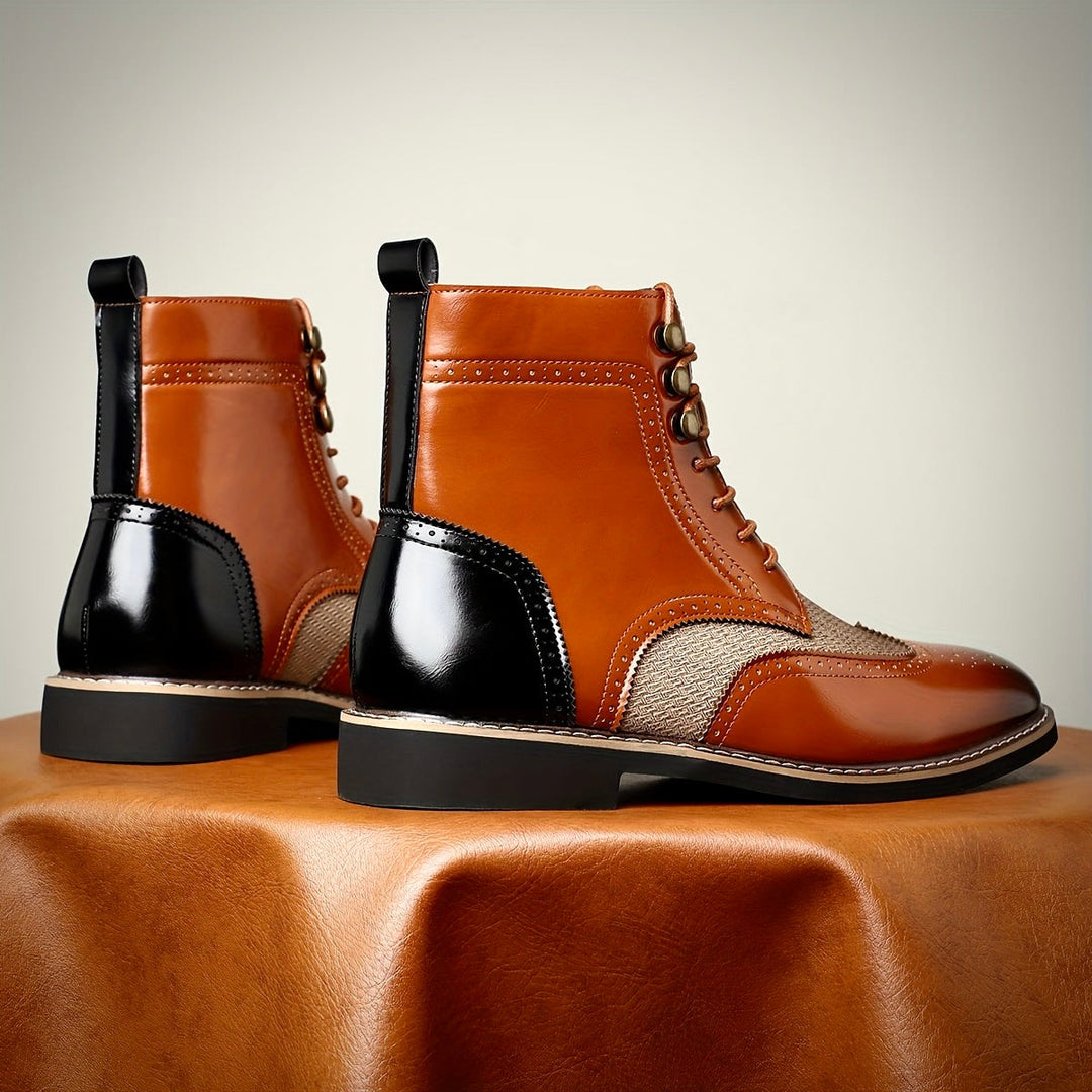 Hawk Premium Oxford Leather Boots for Timeless Style and Comfort