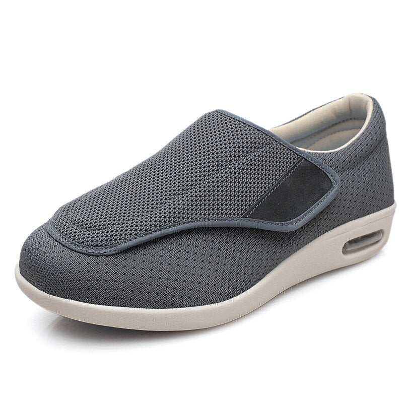 Chaussures larges en mesh respirant pour l'été, réglables, avec semelles en mousse à mémoire de forme