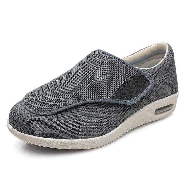 Chaussures larges en mesh respirant pour l'été, réglables, avec semelles en mousse à mémoire de forme