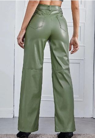 Pantalones de cuero para mujer para un look elegante