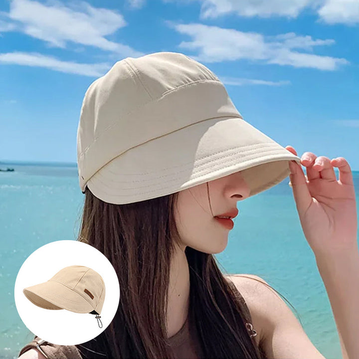 Chapeau de soleil en coton pour femmes avec protection UV, été, respirant