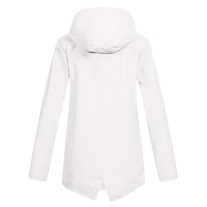 Long hooded raincoat for women - FRANCINE