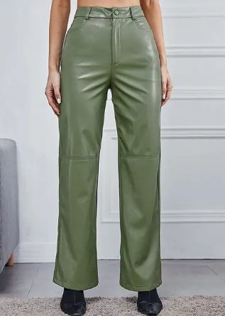 Pantalones de cuero para mujer para un look elegante