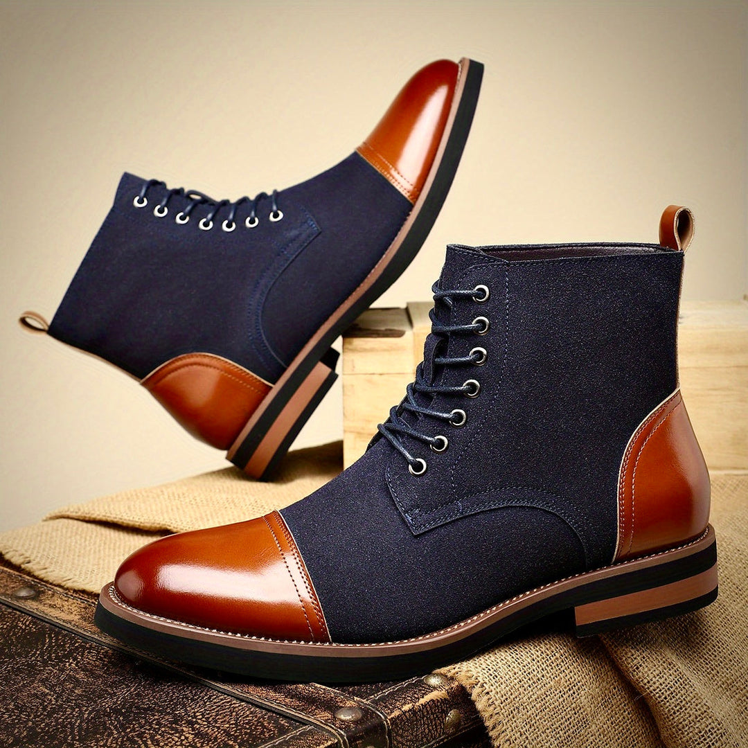 Blaze | Premium Oxford Leather Boots for Timeless Style