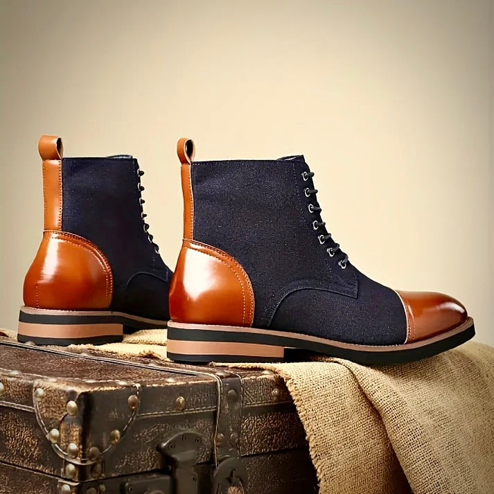 Blaze | Premium Oxford Leather Boots for Timeless Style