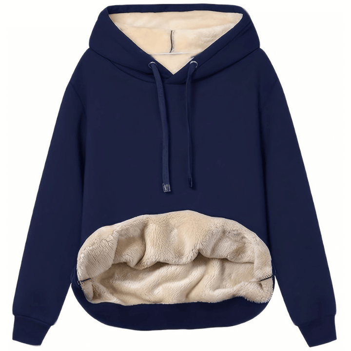 Amélie™ - Felpa con Cappuccio Reversibile in Microfibra