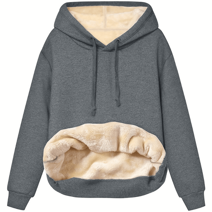 Amélie™ - Felpa con Cappuccio Reversibile in Microfibra