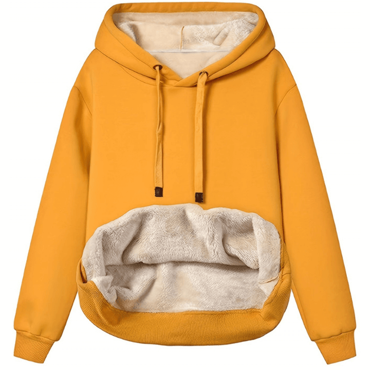 Amélie™ - Felpa con Cappuccio Reversibile in Microfibra